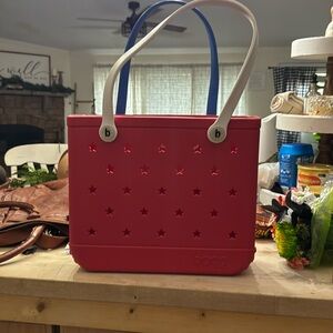 BOGG Americauna Red/White/Blue w/Stars MD Tote